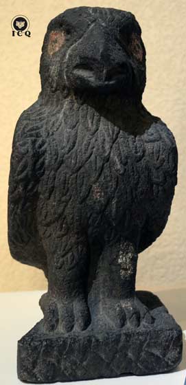 El águila (cuauhtli) es el símbolo mexica del Espíritu Santo. Museo de Antropología, Puebla, México.
