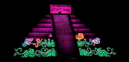 Espéctaculo de Luz y Sonido, Chichén Itzá