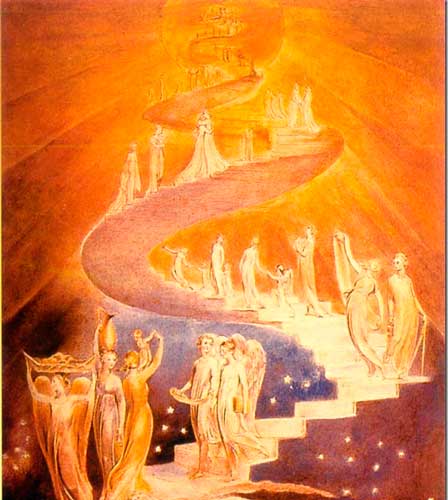Escalera de Jacob. William Blake. 1805